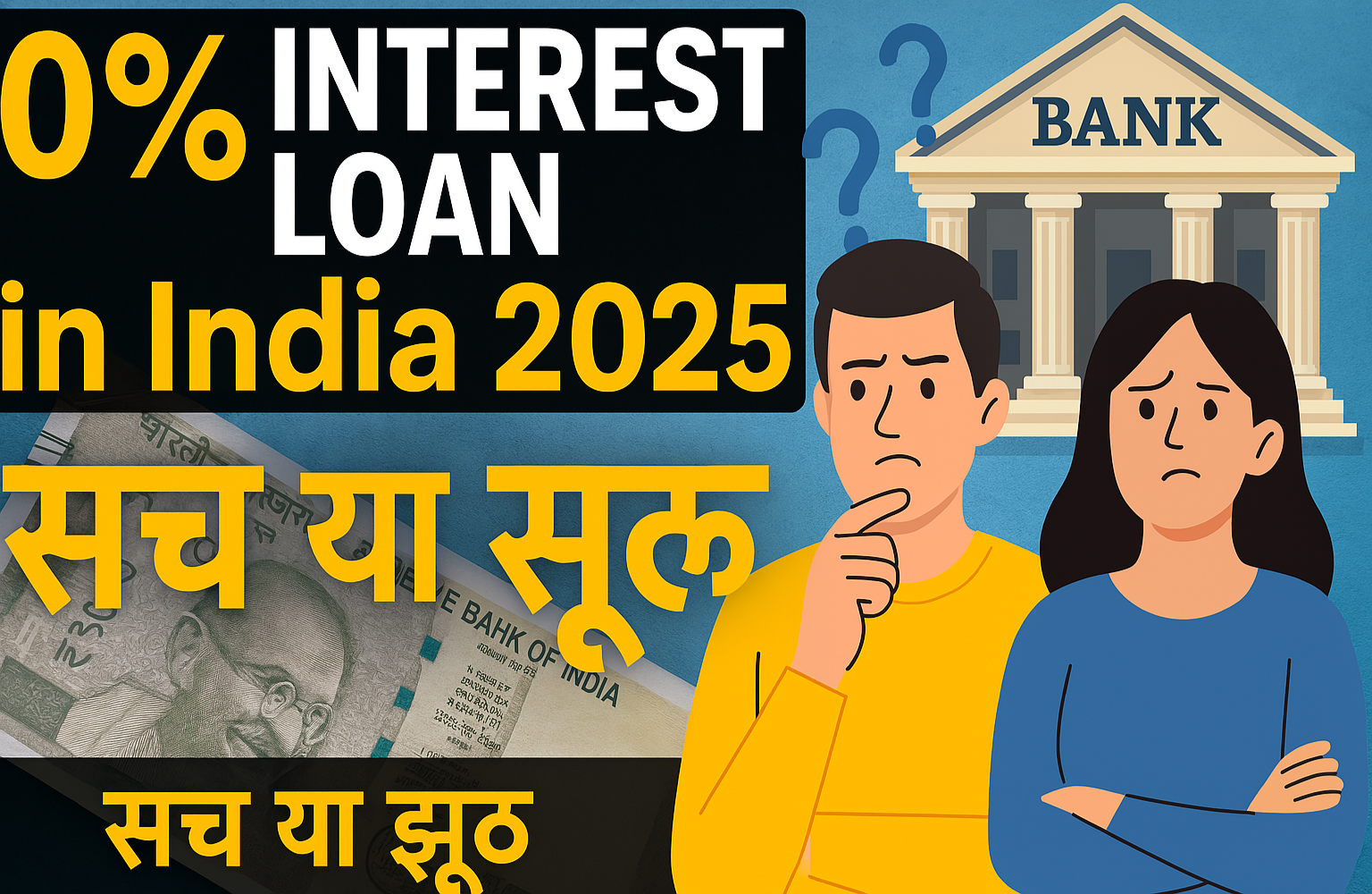0% Interest Loan in India 2025 – सच या झूठ? पूरी सच्चाई जानें!